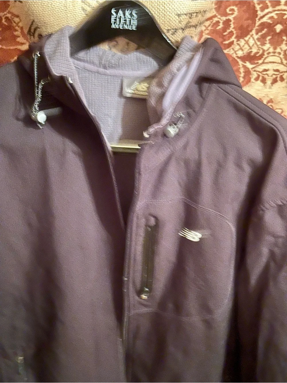 New Balance Men's Plum Hooded Softshell Jacket